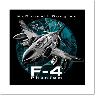 McDonnell Douglas F 4 Phantom fighterjet Posters and Art